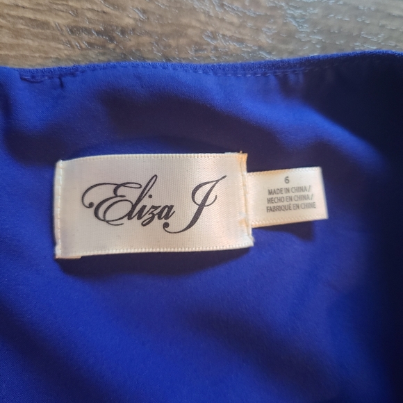 Royal Blue dress by Eliza J - Picture 3 of 6